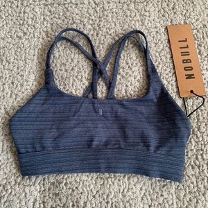 NoBull sports bra navy